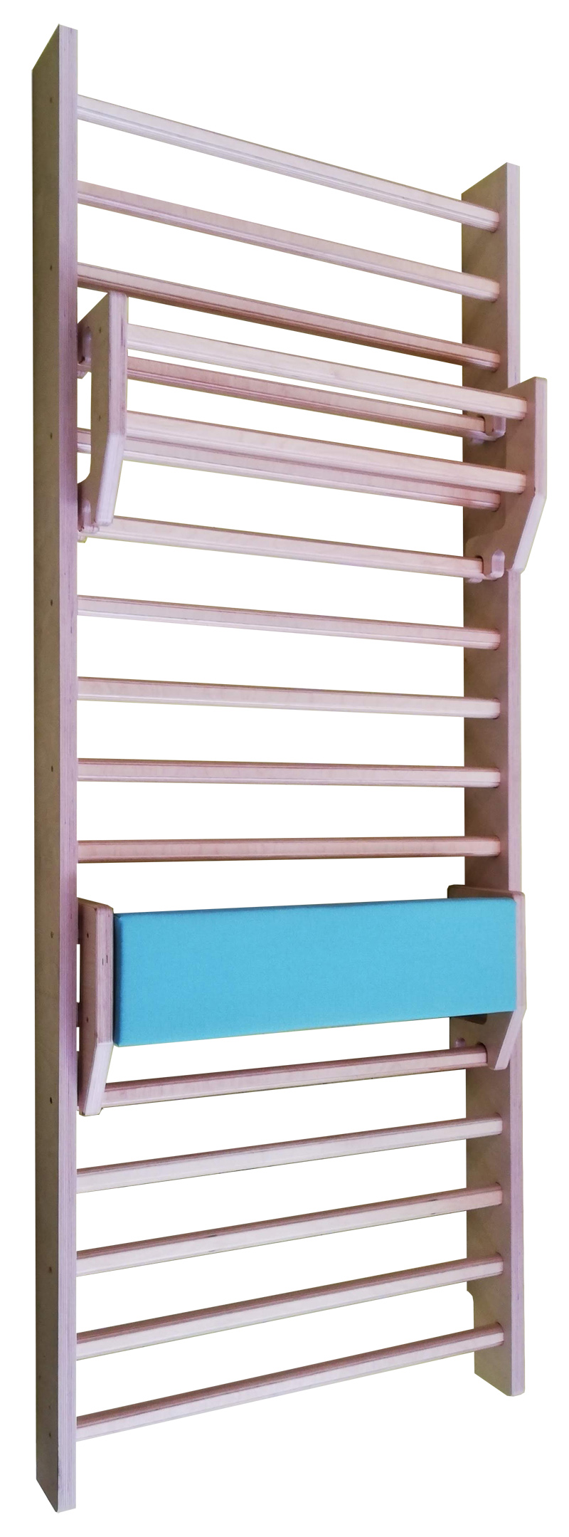 Espaldera recta con soportes